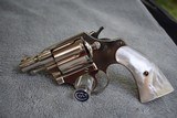 COLT DETECTIVE .38 SPECIAL Factory lettered nickel finish square butt - 1 of 14