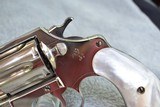 COLT DETECTIVE .38 SPECIAL Factory lettered nickel finish square butt - 3 of 14