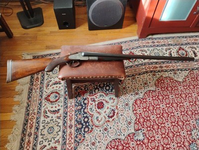 HUNTER ARMS LC SMITH 2E SHOTGUN 12GA, MADE 1901