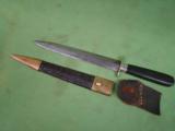 Antique American Bowie Knife in sheath w/ frog Pike County Hunting & Fishing Club - 2 of 14