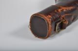 Leather “Leg O’ Mutton” Takedown Side by Side Shotgun Case 28” Barrels - 9 of 12