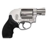 New S&W Model 638 Airweight Revolver .38 Special +P J-Frame 5 Round Stainless Steel Alloy Rubber Grip - 1 of 1