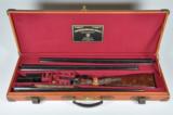 CSMC Winchester Model 21 “Grand American” Style Small Gauge Three Barrel Set 20, 28 and .410 Semi-Relief Gold Inlaid with Case - 23 of 25