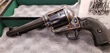 Gorgeous Never Fired USFA U.S. Firearms SAA in 45 Colt, Brilliant Case Colors by Turnbull, 5-1/2 inch With Box and Original Papers - 2 of 12