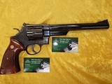 Gorgeous S&W Model 57 (No Dash) Revolvers in 41 Magnum, 8-3/8" Barrels. One High Polish Blue, One Shiny Nickel. - 12 of 12