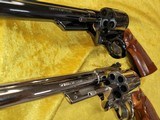 Gorgeous S&W Model 57 (No Dash) Revolvers in 41 Magnum, 8-3/8" Barrels. One High Polish Blue, One Shiny Nickel. - 9 of 12