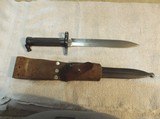 Swedish M1896 Bayonet with Scabbard and Frog, Made by Karl Gustaf - 1 of 5