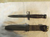 WWII M4 Camillue Cutlery Bayonet with M8 Scabbard - 2 of 6