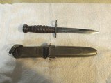 WWII M4 Camillue Cutlery Bayonet with M8 Scabbard - 1 of 6
