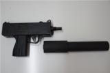Ingram M10A1 9mm 45acp Military Armament Corp pistol with 3 mags, barrel extension, and strap.Free Layaway. - 15 of 15
