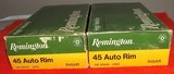 REMINGTON; R - P; .45 AUTO RIM; 230 GR. LRN; 2 Boxes; 100 rounds - 1 of 3