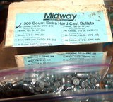 MIDWAY; 500 Count .32 Caliber, 100 Grain LSWC Bullets. - 2 of 3