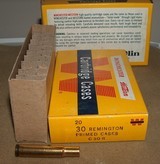 WINCHESTER Cartridge Cases .30 Remington Primed Cases; 2 Boxes 40 Cases - 3 of 4