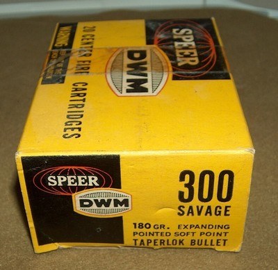 SPEER, DWM .300 Savage Ammunition, 20 Rounds