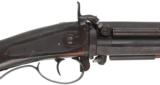 Drilling Swivel Barrel Gun, .50 & 62 caliber rifled, 12 gauge smoothbore, 28
