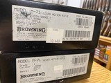 Browning Model 71 Rifle High Grade & Grade 1 Rifle Set 348 Winchester 24''
Barrel
Unfired In Box Condition Collector Quality Must See !!!! - 23 of 23