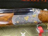 Limited Edition Ceasar Guerini Ellipse Gold Curve 20GA 28'' Solid Game Rib English Stock - 4 of 9