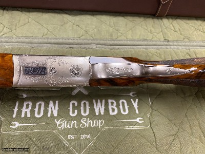 Krieghoff ULM Live Pigeon Gun 12Ga 30'' Side Lock Leather Takedown Case by Thomas Ferney & Co - Image 11 of 25