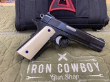 Alchemy Custom Weaponry Prime Charcoal Blue 45ACP
High Polish Blue PVD Small Parts American Holly Grips
Heritage-Level Finish!!! - 3 of 7