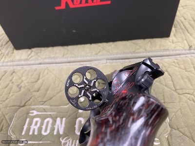 *Limited Edition* Korth Adrenaline 357 MAG #007 Full Surface Engraving w/Deep-etched Hexagonal Pattern Hand Painted - Image 12 of 13