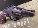 *Limited Edition* Korth Adrenaline 357 MAG #007 Full Surface Engraving w/Deep-etched Hexagonal Pattern Hand Painted - 7 of 13