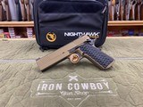 Nighthawk Custom Shadowhawk GOVT 9mm IOS CUT Trijicon RMNR SRO w/options *In Stock* - Image 1 of 10