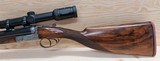 Lebeau Courally double rifle 9,x74mmR Original looks like new serial no. 44918 - 3 of 8