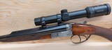 lebeau courally double rifle 9,x74mmr original looks like new serial no. 44918