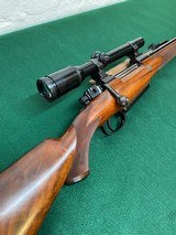 Hartmann & Weiss Bolt action rifle 416 Rigby Heinz Funk engraved working gun looks like NEW - 2 of 7
