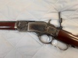Uberti Winchester 1873 38-40 MINT as NEW! Full Octagon Half Mag TANG SIGHT W/ GLOBE - 6 of 15