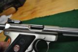 Clark Custom Guns Ruger MKIII 22LR Pistol, 5.5"
Fluted Barrel Stainless Steel - NIB - 9 of 12