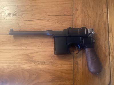 Mauser 9 mm broom handle pistol - Image 1 of 4
