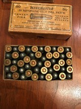 Full Box Winchester .38 Automatic Colt Full Patch Ammo - 2 of 3