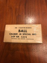 Sealed box of Remington Arms .38 Special Ball M41 - 1 of 1