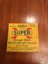 Full Box of Western Super X .410 Rifled Slubs - Vintage - 1 of 3