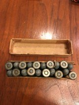 Vintage full (opened) box of 20 .38 Ball Cartridges from Frankford Arsenal - 3 of 3