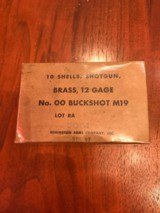 Box of WWII through Vietnam Era Remington Brass M19 Shotgun Shells - 1 of 1