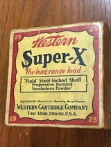 Full Box of Western Super-X 16 ga shotgun shells - Vintage - 1 of 1