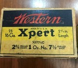 Lot of 3 Boxes of Vintage Shotgun Shells Western Expert, Winchester Super Speed and Winchester Ranger 12 and 16 ga - 7 of 8