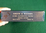 Smith & Wesson Model 39-2, with box, papers, and factory letter - 2 of 13