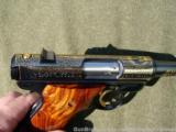 RUGER MK II 18k Gold Scrollwork, Single Digit Serial # Custom Grips - AMAZING - 6 of 15