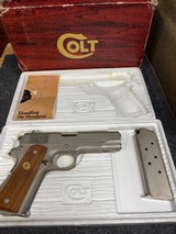 Colt Satin Nickel Combat Commander Vintage 1977 .45acp - Image 1 of 15