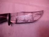 As New Custom Damascus Knife by Lloyd Thompson, Showing Clouds, Lightning and Water - 3 of 4