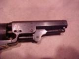 Exc. Colt '49 Pocket Revolver, Near Mint. 95% Blue, >90% Case, Burl Walnut Grips,100%Scene - 3 of 6