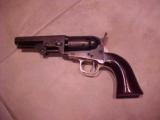 Exc. Colt '49 Pocket Revolver, Near Mint. 95% Blue, >90% Case, Burl Walnut Grips,100%Scene - 1 of 6