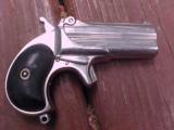 Superb Remington Double Deringer, Factory Lanyard Loop, Nickel, Fine Grips - 2 of 4