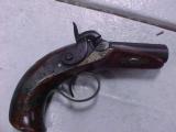 Fine Slotter Copy of Henry Deringer Peanut Pistol. .41 Cal. - 1 of 4
