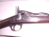 Fine Plus Springfield Trapdoor Carbine, 1873, Custer Range, Blue, Case, Bore, Cartouche - 2 of 6