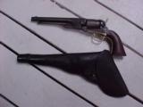 Fine Colt 1860 Four Screw Army Revolver,.44 caliber,Martial, Blue, Case, Cartouche, Scene - 8 of 8