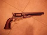 Fine Colt 1860 Four Screw Army Revolver,.44 caliber,Martial, Blue, Case, Cartouche, Scene - 4 of 8